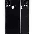 Back Cover Glass With Camera Lens For Samsung Galaxy A21S (A217 / 2020) (Aftermarket Plus) (Black)