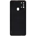 Back Cover Glass With Camera Lens For Samsung Galaxy A21S (A217 / 2020) (Aftermarket Plus) (Black)