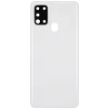 Back Cover Glass With Camera Lens For Samsung Galaxy A21s (A217 / 2020) (Aftermarket Plus) (White)