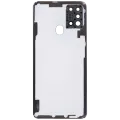 Back Cover Glass With Camera Lens For Samsung Galaxy A21s (A217 / 2020) (Aftermarket Plus) (Blue)