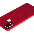 Back Cover Glass With Camera Lens For Samsung Galaxy A21S (A217 / 2020) (Aftermarket Plus) (Red)