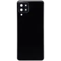 Back Cover Glass With Camera Lens For Samsung Galaxy A22 4G (A225 / 2021) (Aftermarket Plus) (Black)