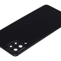 Back Cover Glass With Camera Lens For Samsung Galaxy A22 4G (A225 / 2021) (Aftermarket Plus) (Black)