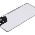 Back Cover Glass With Camera Lens For Samsung Galaxy A22 4G (A225 / 2021) (Aftermarket Plus) (White)