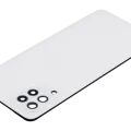 Back Cover Glass With Camera Lens For Samsung Galaxy A22 4G (A225 / 2021) (Aftermarket Plus) (White)