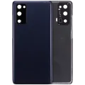 Back Cover Glass With Camera Lens For Samsung Galaxy S20 FE 5G (Aftermarket Plus) (Cloud Navy)