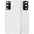 Back Cover Glass With Camera Lens For Samsung Galaxy S20 FE 5G (Aftermarket Plus) (Cloud White)
