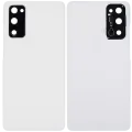 Back Cover Glass With Camera Lens For Samsung Galaxy S20 FE 5G (Aftermarket Plus) (Cloud White)