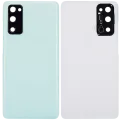 Back Cover Glass With Camera Lens For Samsung Galaxy S20 FE 5G (Aftermarket Plus) (Cloud Mint)
