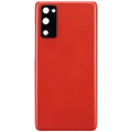 Back Cover Glass With Camera Lens For Samsung Galaxy S20 FE 5G (Aftermarket Plus) (Cloud Red)