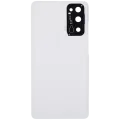 Back Cover Glass With Camera Lens For Samsung Galaxy S20 FE 5G (Aftermarket Plus) (Cloud Orange)