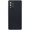 Back Cover Glass For Samsung Galaxy A72 (A725 / 2021) (Aftermarket Plus) (Awesome Black)