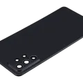 Back Cover Glass For Samsung Galaxy A72 (A725 / 2021) (Aftermarket Plus) (Awesome Black)