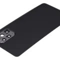 Back Cover Glass For Samsung Galaxy A72 (A725 / 2021) (Aftermarket Plus) (Awesome Black)