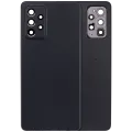 Back Cover Glass For Samsung Galaxy A72 (A725 / 2021) (Aftermarket Plus) (Awesome Black)