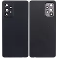 Back Cover Glass For Samsung Galaxy A72 (A725 / 2021) (Aftermarket Plus) (Awesome Black)