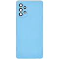 Back Cover Glass For Samsung Galaxy A72 (A725 / 2021) (Aftermarket Plus) (Awesome Blue)