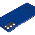 Back Cover Glass With Camera Lens For Samsung Galaxy Note 20 5G (No Logo) (Aftermarket Plus) (Mystic Blue)