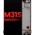 OLED Assembly With Frame For Samsung Galaxy M31S (M317 / 2020) (Aftermarket Plus) (All Colors)