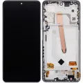 OLED Assembly With Frame For Xiaomi Poco F3 / Redmi K40 / Redmi K40 Pro (Refurbished) (Arctic White)