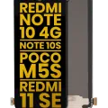 OLED Assembly Without Frame For Xiaomi Redmi Note 10 4G / Note 10S / Poco M5s / Redmi Note 11 SE (India Version) (Refurbished) (All Colors)