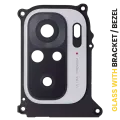 Back Camera Lens With Bracket / Bezel For Xiaomi Redmi Note 10 (Pebble White)