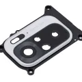 Back Camera Lens With Bracket / Bezel For Xiaomi Redmi Note 10 (Pebble White)