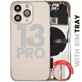 Back Housing W/ Small Parts For iPhone 13 Pro (EU / Global Version) (Used OEM Pull: Grade A) (Gold)