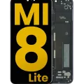 LCD Assembly With Frame For Xiaomi Mi 8 Lite (Refurbished) (Midnight Black)