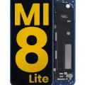 LCD Assembly With Frame For Xiaomi Mi 8 Lite (Refurbished) (Aurora Blue)