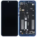 LCD Assembly With Frame For Xiaomi Mi 8 Lite (Refurbished) (Aurora Blue)