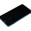 LCD Assembly With Frame For Xiaomi Mi 8 Lite (Refurbished) (Aurora Blue)
