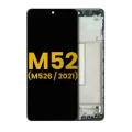 OLED Assembly With Frame For Samsung Galaxy M52 5G (M526 / 2021) (Refurbished) (All Colors)
