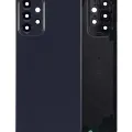 Back cover Glass For Samsung Galaxy A23 (A235 / 2022) (Aftermarket Plus) (Black)