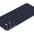 Back cover Glass For Samsung Galaxy A23 (A235 / 2022) (Aftermarket Plus) (Black)