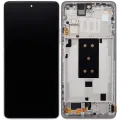 OLED Assembly With Frame For Xiaomi 11T / 11T Pro (Refurbished) (Moonlight White)