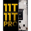 OLED Assembly With Frame For Xiaomi 11T / 11T Pro (Refurbished) (Meteorite Gray)