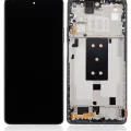 OLED Assembly With Frame For Xiaomi 11T / 11T Pro (Refurbished) (Meteorite Gray)