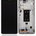 LCD Assembly With Frame For Xiaomi 11T (Aftermarket: Incell) (Moonlight White)