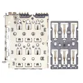 Sim Card Reader For Motorola Edge 30 (XT2203 / 2022) (REV 02) (2 Piece Set)