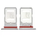 Dual Sim Card Tray For Motorola Edge 30 (XT2203 / 2022) (Supermoon Silver)