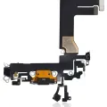 Charging Port Flex Cable For iPhone 13 Mini (Aftermarket Plus) (Midnight)