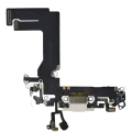 Charging Port Flex Cable For iPhone 13 Mini (Aftermarket Plus) (Starlight)