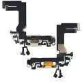 Charging Port Flex Cable For iPhone 13 Mini (Aftermarket Plus) (Starlight)