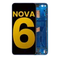 LCD Assembly With Frame For Huawei Nova 6 5G (Refurbished) (Blue)