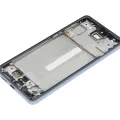 OLED Assembly With Frame For Samsung Galaxy A73 (A735 / 2022) (Refurbished) (Gray)