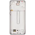 OLED Assembly With Frame For Samsung Galaxy A73 (A735 / 2022) (Refurbished) (White)