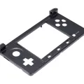 Mid-Frame Housing For Nintendo 3DS (Black)