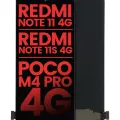 Дисплейний модуль OLED без рамки для Xiaomi Redmi Note 11 / Redmi Note 11S 4G / Xiaomi Poco M4 Pro 4G (Aftermarket Plus) (All Colors)