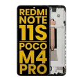 OLED Assembly With Frame For Xiaomi Redmi Note 11S 4G / Poco M4 Pro 4G (Refurbished) (All Colors)
